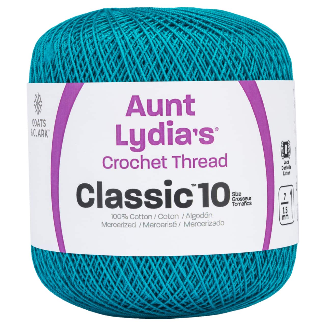 15 Pack: Aunt Lydia's® Classic Cotton Crochet Thread